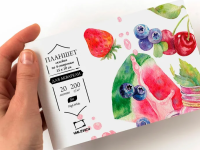 Склейка Малевичъ для акварели "Sweet dreams", Fin, High white, 200 г/м, 10х15 см, 20 л