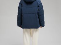 Куртка oversize силуэта с капюшоном