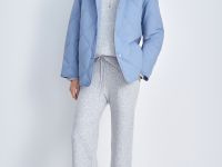 Утепленная куртка свободного силуэта