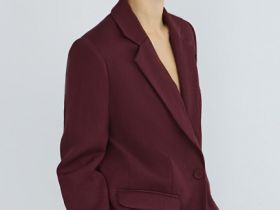 Однобортный жакет, Фиолетовый