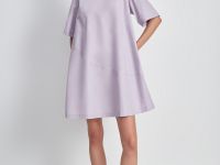 Платье А-силуэта из хлопка