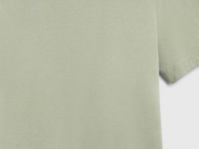 Базовая футболка из хлопка, Зеленый