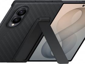 Чехол Samsung Carbon Standing Case Samsung Galaxy Z Fold8 графитовый черный