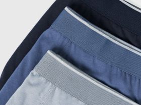 Трусы-транки, 3 шт., Синий