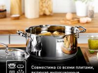 Кастрюля с крышкой Tefal Duetto+ 2.9 л 20 см G7194455