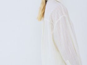 Рубашка из тонкого хлопка, Желтый