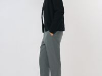 Брюки с эластичным поясом, Серый