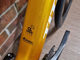 Шоссейный велосипед Titan Racing Valerian Carbon Elite, год 2025, цвет Желтый, ростовка 19