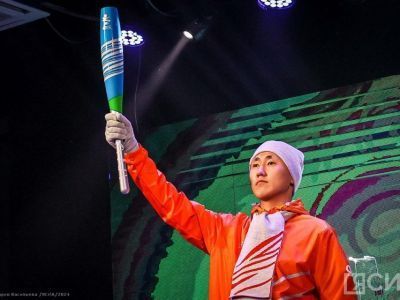Факел эстафеты огня VIII международных игр «Дети Азии» презентовали в Якутске