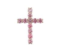 Подвеска из желтого золота с бриллиантами э0301пд05153300