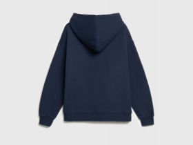 Худи с принтом и стразами для девочек, Синий