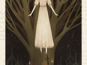 Открытка Дворникова А. "Тёмный лес"