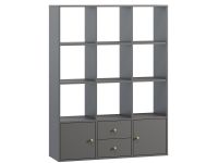Стеллаж Кейн 2-112x149 Графитовый