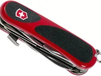Нож перочинный Victorinox EvoGrip S17, сталь X55CrMo14, рукоять Cellidor/эластомер, черно-красный