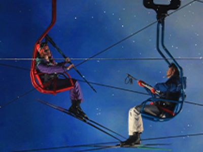 Зимний вечер в Шамони