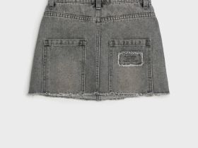 Юбка текстильная джинсовая для девочек