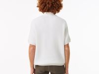Мужское трикотажное поло Lacoste из органического хлопка