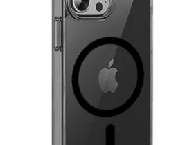 Чехол-накладка Wiwu Crystal Case Magsafe для Apple iPhone 13 пластиковый (прозрачно-черный)