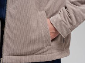 Утепленная куртка из вельвета