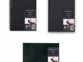 Блокнот для зарисовок Fabriano "Sketchbook" Портрет 14,8х21 см 110 г 80 л мелкозернистый