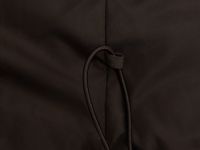 Оверсайз пуховик с воротником-стойкой