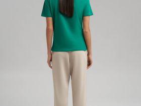 Приталенная футболка из джерси