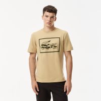 Мужская хлопковая футболка Lacoste стандартного кроя