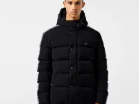 Мужская стёганая куртка Lacoste с капюшоном