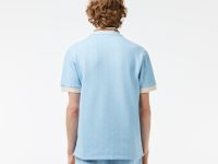 Мужское поло Lacoste классического кроя с монограммой
