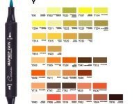 Маркер спиртовой Сонет "TWIN Brush" Коричнево-зеленый