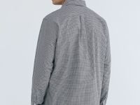 Рубашка в клетку виши, Синий