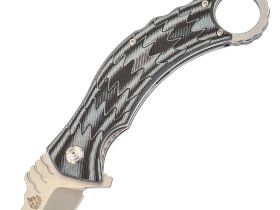 Складной нож QSP Eagle, сталь D2, рукоять черно-белый G10