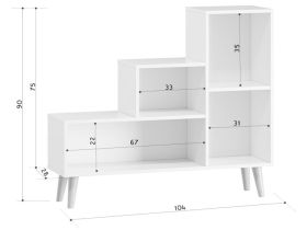 Стеллаж Бриз 104x90 Белый