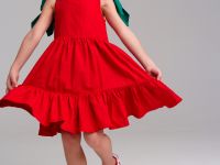 Платье текстильное для девочек