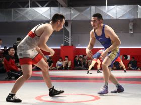 Борцы сборной Якутии провели открытую тренировку перед турниром Коркина