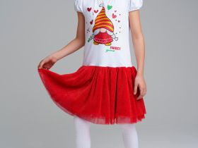 Платье трикотажное для девочек