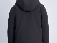 Куртка прямого силуэта с воротником-стойкой