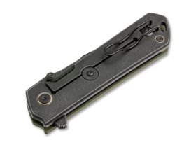 Полуавтоматический складной нож Boker Kihon Assisted, сталь D2, рукоять OD Green G10