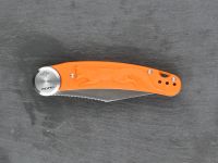 Складной нож Перемен Лисичка, сталь 8Cr14MoV, рукоять FRN, оранжевый
