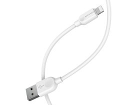 Кабель Borofone (BX14) USB/Lighting Fast Charging 2.4A 2m (белый)