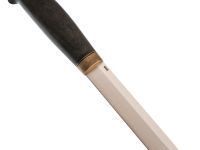Нож Финка, сталь M390, рукоять микарта, черный