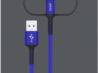 Кабель Pero DC-06 Universal USB / USB-C / Apple Lightning / microUSB 1 м Синий