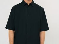 Рубашка с коротким рукавом, Черный