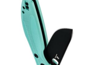 Складной нож Bestech Knives Angry Owl Aqua, сталь D2, рукоять G10