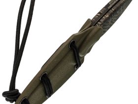 Нож с фиксированным клинком Pilgrim, сталь AUS-8 BSW, рукоять CrazyFiber Micarta)