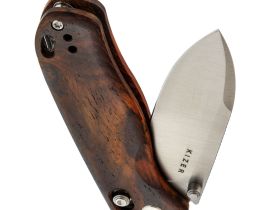 Складной нож Kizer Drop Bear, сталь Nitro-V, рукоять дерево