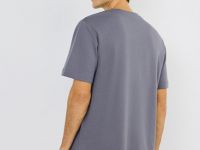 Футболка из текстурной ткани, Серый