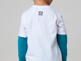 Фуфайка трикотажная для мальчиков (футболка с длинными рукавами)