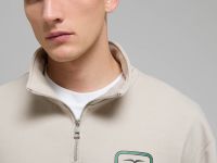 Толстовка с воротником на молнии