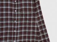Рубашка в клетку, Фиолетовый